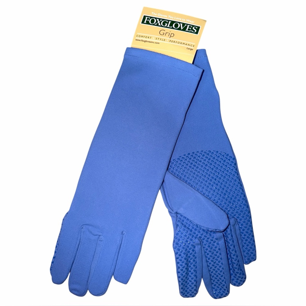 HIGARDEN Dewdrop High rise Gardening Gloves, Size Large